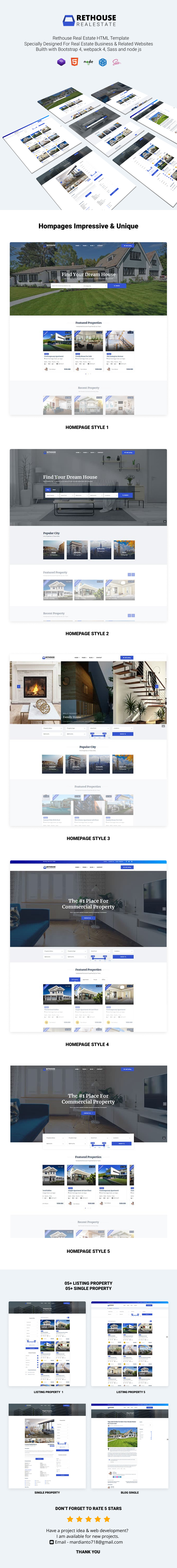  Rethouse - Real Estate Html template